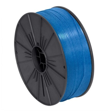 Bsc Preferred 5/32'' x 7000' Blue Plastic Twist Tie Spool BUY00029413